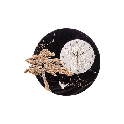 China Modern Hot Selling Modern Decorations Wholesale Arts Wall Clock Home Decor for sale