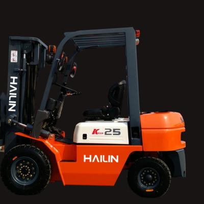 China Hotels High Efficiency Lightweight Forklift Diesel Forklift Stacker 2.5 Ton Diesel Forklift for sale