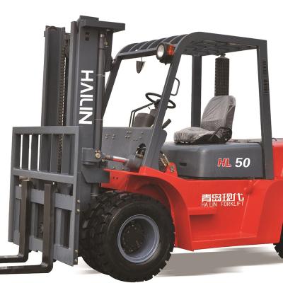 China China Top Sale 5ton Diesel Forklift Stacker Hotels Light Weight Forklifts for sale