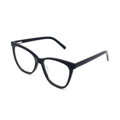 China Vintage Fashionable Classic Unisex Square Design New Arrival Clear Lenses ECO Acetate Optical Frame Glasses for sale