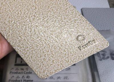 China Electrostatic Spray Polyester Resin Powder Paint White Base Yellow Pattern for sale