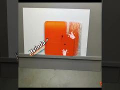 Epoxy Polyester Orange Color Electrostatic Powder Coating For Storage Rack