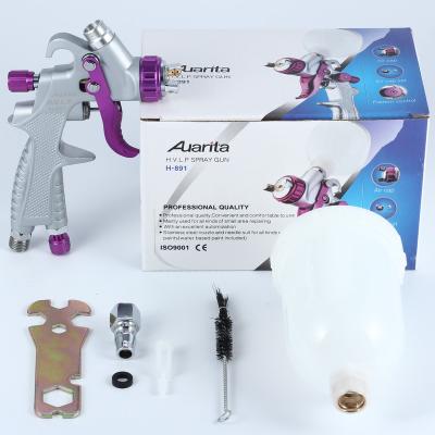 China Auarita H891250ml 2020 cup 0.8mm nozzle nozzle spray gun hvlp auarita model new adjustable jet for sale