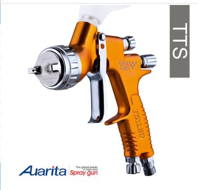 China Paint HVLP Gravitasi HVLP Spray Gun Auarita TTS TE20 1.3mm Nozzle Spray Gun Airbrush Jet 600ml for sale