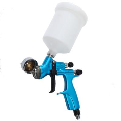 China Paint Spray Gun CV1 Car Power Tools Automobile Mini Pneumatic Spray Gun HVLP LVMP Professional Paint Spray Guns Gas Nozzle 0.8/1.3mm Cu for sale