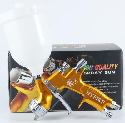 China Paint Spray Gun PRO LITE GTI Gold 1.3mm Nozzle LVMP Tool Gun Spray Gun Cars Paint Cup 600ml Made in UK for sale