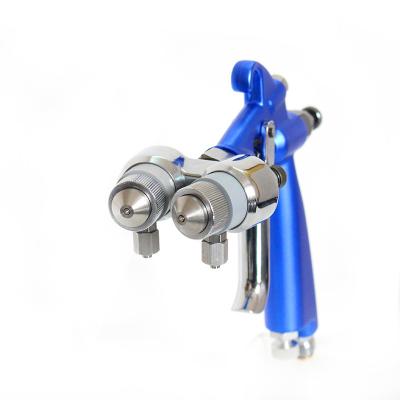 China Adjustable spray models Two-component spray gun, also known as double heads paint gun.the gun head was compound two circular or fan-shaped fan spray. for sale