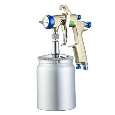 China Adjustable Jet Model W-101 Japan Made Gravity Fed Air HVLP Spray Gun Is Equipped With 1.3Mm Nozzle And 600Ml Spray Can For Leather SP for sale