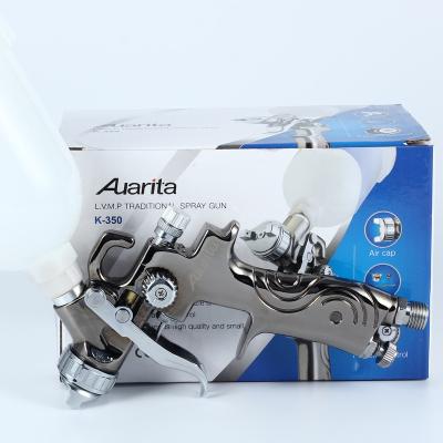 China Model Auarita K-350 Adjustable Jet Grosir Spray Gun Hvlp 0.8mm Nozzle 250ml Cup China Wholesale Supplier Environmental Friendly Top Brands for sale