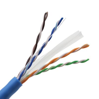 China CCA Copper CCS CCC Cat6 Cable 305m Cat6 CCA Pure High Quality Lan Cable Network Outdoor Cable UTP Cat6 Conductor for sale