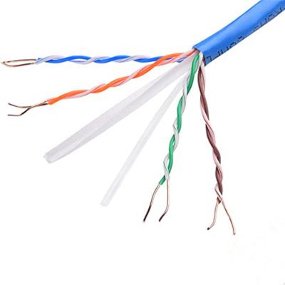 China Computer Networks Factorydirect Quality 305m Ethernet Cable 23awg Cat6 UTP Bare Copper Indoor Network Lan Cables Data Cable for sale