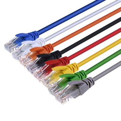 China Computer Networks Ethernet RJ45 Network Cat5e UTP Cable Cat6 Cat5 Cat5e Patch Cord Ethernet Lan Cable For Communication Cables Computer for sale