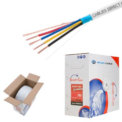 China 2/4/6/8 Cores Fire Alarm Cable PVC Jacket Security Control Cable High Quality Solid Copper Cable for sale