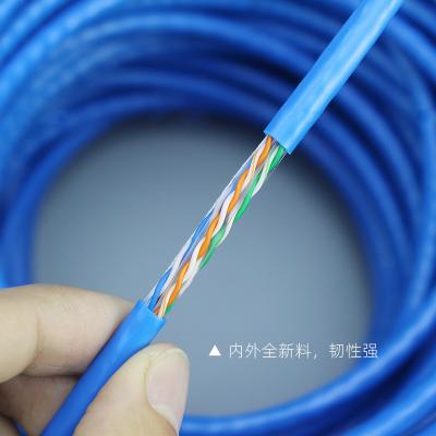 China OEM 1000ft Communication Cable UTP Cat.6 Network Copper 23awg UTP Cat6 Indoor Cable 305M Roll Outdoor Cat 6 for sale