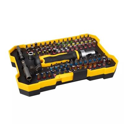 China Steel 105 Piece ratchet screwdriver bits set,tool set professional Computer Tool Kit for sale