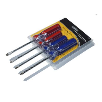 China Household tools disassembly tool 4pc Screwdriver Set With Magnetic Tip PHILLIPS Slotted 1/4in 3/16in for sale