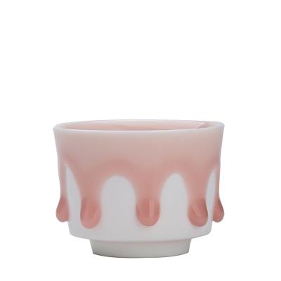 China Suet Jade Master Cup White Porcelain Kung Fu Tea Set Drinking Ceramic Cup Large Household Simple Simple Viable Cup for sale