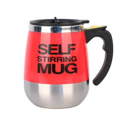 China 304 Stainless Steel PORTABLE Automatic Coffee Mug Lazy Stirring Mugs for sale