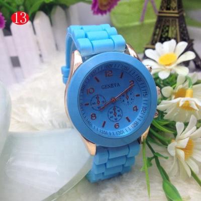 China Complete Calendar UCHOME Sell In Market Silicone Strap Geneva Well Mixed Colors Watch for sale