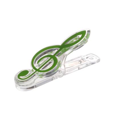 China UCHOME Music Clip Home Transparent Acrylic Notes Folder for sale