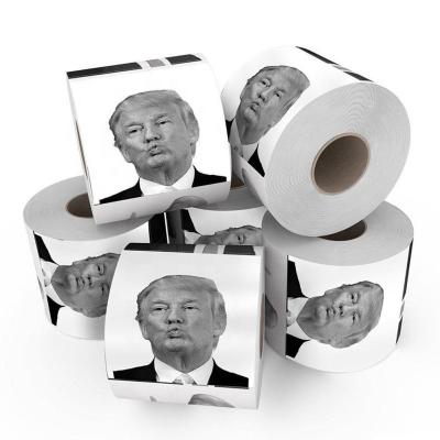 China Virgin Wood Pulps UCHOME Wholesale Custom Printed Donald Trump Bulk Sale Toilet Paper for sale