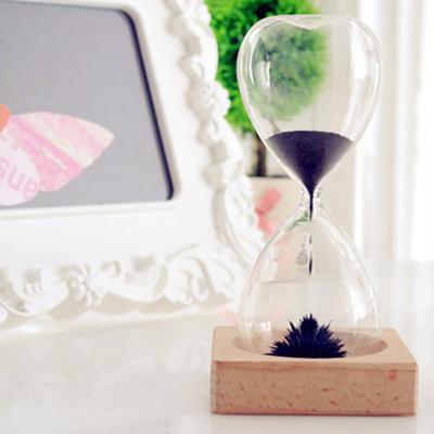 China UCHOME Borosilicate Glass Magnet Ampulheta Magnetic Hourglass Opener Sand Clock Hourglass Timer Christmas Free Shipping for sale