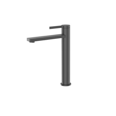 China Factory Outlet Brass Handle Matte Black Single Basin Sink Faucet Metered Water Faucet Faucets for sale