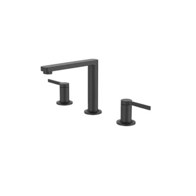 China High End Metered Brass Faucets Bathroom Sink Toilet Basin Faucet Black Faucet Mixer Plumbing Parts for sale