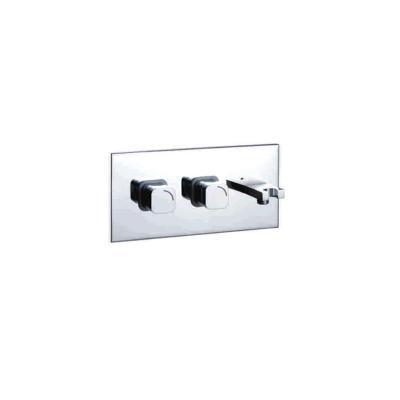 China Two handleless slide bar concealed in the wall bath&shower mixer valve with shower holder for bathroom for sale