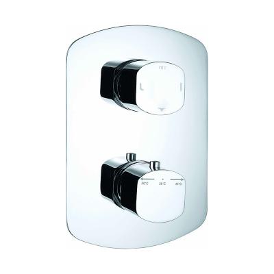 China Without sliding bar concealed thermostatic valve mixer for shower with 2/3 way diverter function for sale