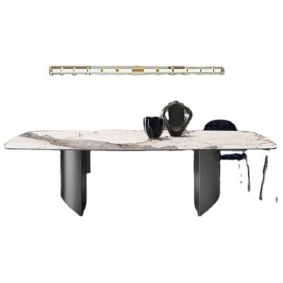 China Hot sale adjustable modern special design single marble dining table (other) tables living room set zu verkaufen