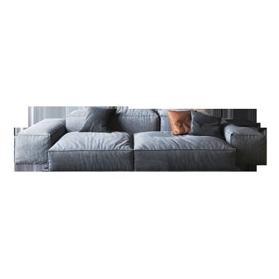 China Modular High Quality Fabric Slipcover Down Cushion Living Room Furniture 3 Seat Modern Sofa Te koop