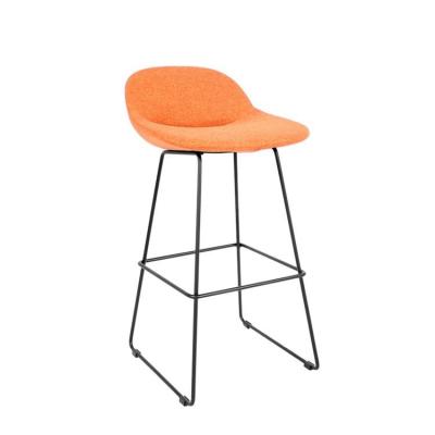 중국 Modern Wholesale Bar Furniture Folded Fabric High Bar Chair Upholstered Chairs For Barstool Bar Chair 판매용