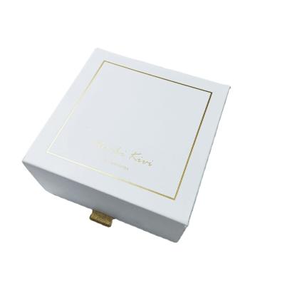 China Wholesale Custom Recycled Materials Factory Gift Jewelry Box Cosmetics Gift Box Packaging White Gift Box With Eva Foam for sale