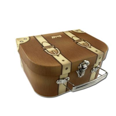 China China Custom Made High Quality Handmade Mini Small Suitcase Gift Cardboard Kids Box for sale