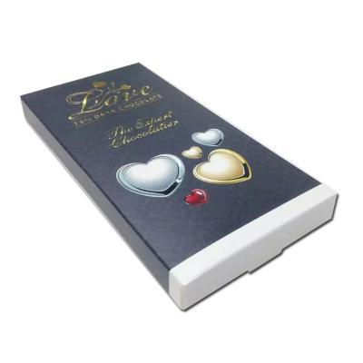 China Recyclable Luxury Cardboard Food Grade Chocolate Gift Boxes With 3D UV Finishing for sale