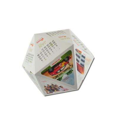 China 2022 Annually New Design Custom Creative Custom Printing Table Calendar Advent Calendar for sale