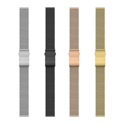 China Fashion Sports Stainless Steel Mesh Milanese Loop Replacement Straps 14mm For Samsung Watch Band Universal 0.6mm Wire Diameter for sale