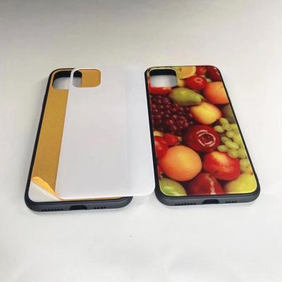 China Anti-drop Sublimation Phone Case For Iphone 13 With Tempered Glass Blank Insert for sale