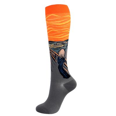 China Breathable Breathable Print Socks All Over Print 3d Print Socks Custom Sublimation Socks for sale