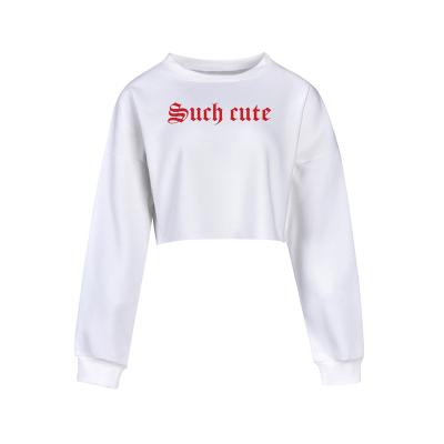 China Anti-Wrinkle Anti-Wrinkle Customized Your Logo Croptop 60% Cotton 40% Polyester Pulloverv Sweatshirts for sale