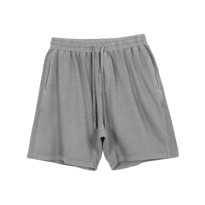 China Anti Wrinkle Anti Wrinkle Sports Cotton Jogger Shorts Cargo Mens Gym Loose Solid Shorts for sale