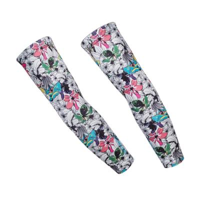 China Breathable Breathable Sublimation Arm Sleeves Masks Ice Silk Sunscreen Outdoor Recycling Arm Sleeves for sale