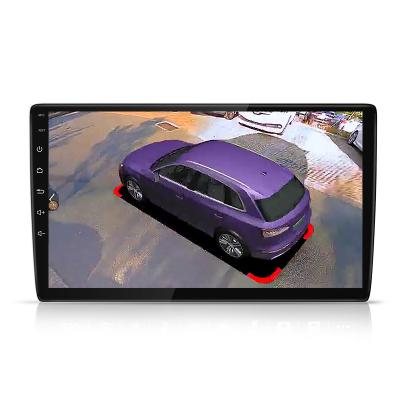 China GPS Navigation 360 Degree Panoramic Car DVD Player 10 Inch Big Touch Screen Android Radio WIFI Capacitive Car DVD Player for sale