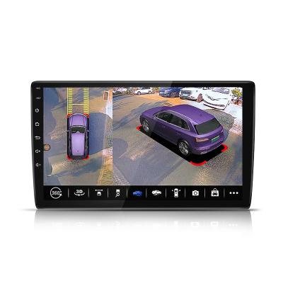 China Panoramic GPS Car Navigation Android 10 360 Degree Panoramic Quad Core Touch Screen Smart Car DVD Player for sale