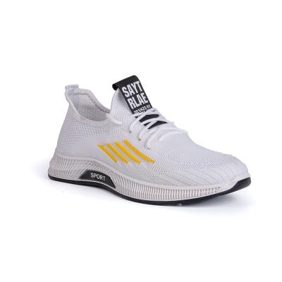 China Fashion Trend Fly Knit GJH-49 New Design 2021 Spring Male Fly Knit Shoes Men Running Sneakers for sale