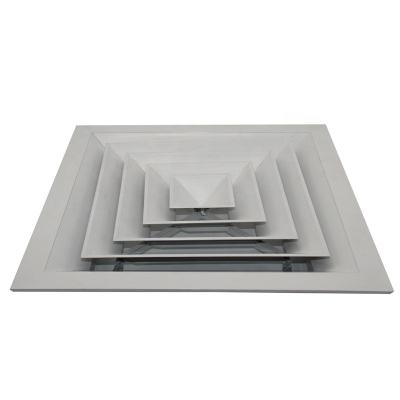 China Traditional Aluminum Square Ceiling HVAC Air Diffuser for sale