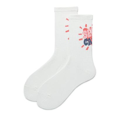 China Athletic Socks Custom Design Thin Tube White For Mens Athletic Socks Mens Cotton Socks for sale