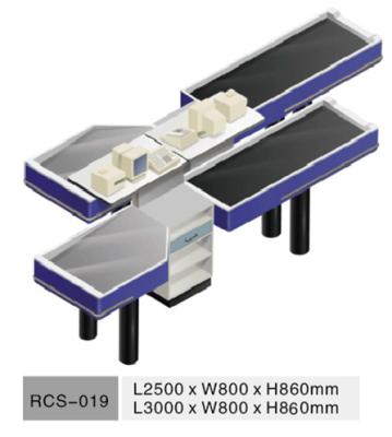 China Cold Rolled Steel + Stainless Steel Supermarket Checkout Electric Counter Checkout Counter Hot Sale for sale