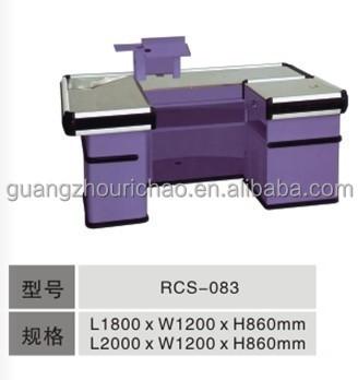 China High quality convenient factory price checkout counter, retail store checkout counter cashier table for sale